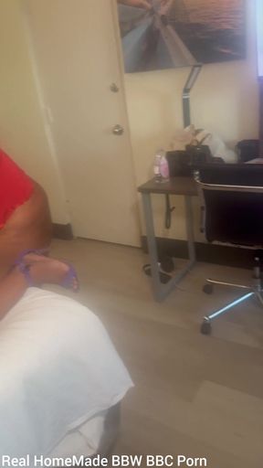 Cheating on Hubby Oiling Spanking My Neighbour Booty Fingering Her Fat Pussy
