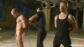 Straight German Stud Gets Edged While His Girlfriend Watches