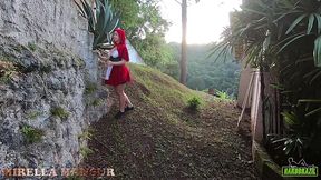 chapeuzinho vermelho encontra o lobo dotado no bosque - mirella mansur - big bambu