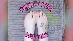 Pretty Pink Pedicure