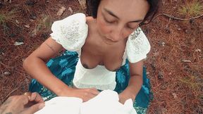 natural tits latina cinderela got filled at public park - nati roza