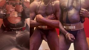 post workout black butt tit & dick play