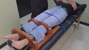 Electro tickling bell game with Miss Moon (full body camera - 4K)