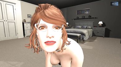 Lady Sonia made me cum on her daughters HUGE tits 3 times! Lady Sonia PC Sex Game