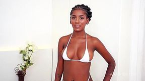 Jenny Pretinha - 19 Years Beautiful Perfect Body And Tits Ebony, Double Penetrated By Two Huge White Cocks