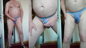 notgeil und dick im blauen string