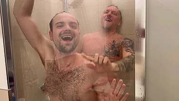 Shower with Tony