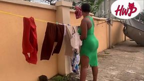 ANAL SEX  SHE GETS HER ASSHOLE FCUKED IN A PUBLIC COMPOUND  FULL VERSION AVAILABLE ON RED!