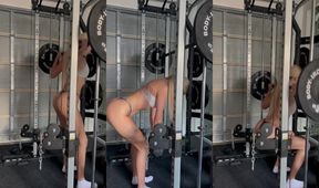 Blonde gym girl gets big ass destroyed hard fast fuck