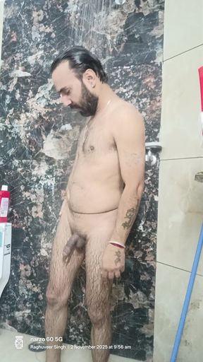 Indian desi man enjoy penis enlargement massage