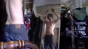 Mirror Plays Lazy Daze: Combing My Hair Topless