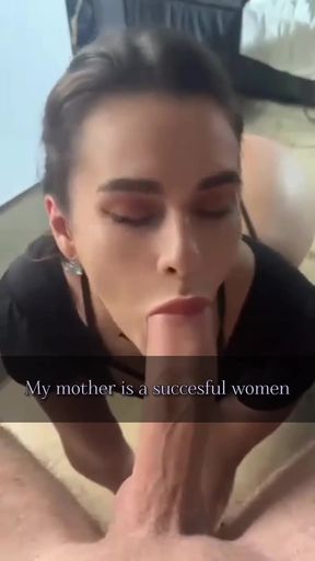 Son Blowjob Family Caption Mom
