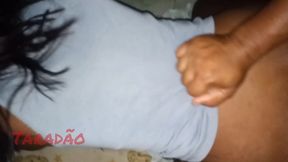socando no cu da preta de ladinho