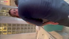 Naughty blonde went for a stroll at the mall, was spoiled with a little gift and reciprocated with her very tasty pussy for the lucky subscriber - part 1 - Aline Novak