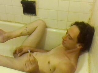 Trying To Pee On My Boobies