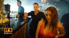 itsPOV - Date night turns lesbo when Sybil licks out lez hottie Aislin