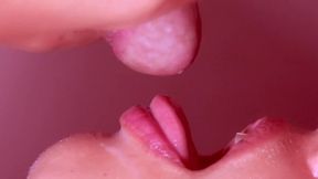 Japanese wife takes husband's massive cock in her mouth.