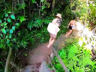 Am I going to bang this sweetheart doggy-style in the woods???? Real uncut amateur episode.