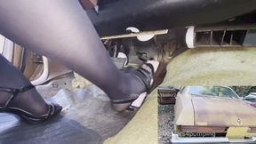 This old Buick catches hell! FROM ME! REVVING!