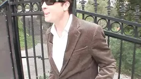 Elderly man with huge cock fucks two teens