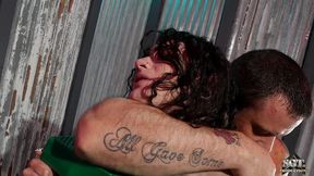 step daddy punishes goth step daughter