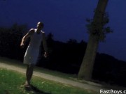 18 Twink Gets First Handjob in Camper