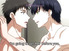 Caught in the Men's Locker Room: Pussy Fingering with Shaking Orgasm (Hentai)