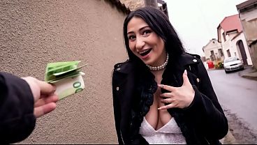 Vacationing French Babe Earns Her Cash with a Wild Ride