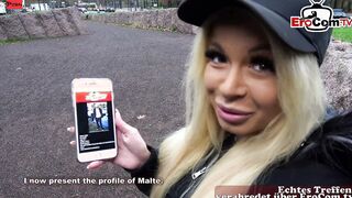 German blonde Fitness chick date a poor User