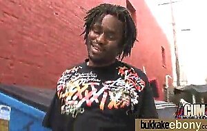 Hot ebony gangbang fun interracial 9