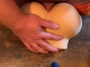 Penetrating my fleshy ass fuck toy