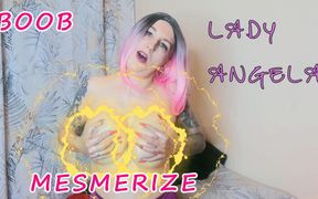 Lady Angela Big Netural Boos Mesmerize Underboob Nipple Piercings