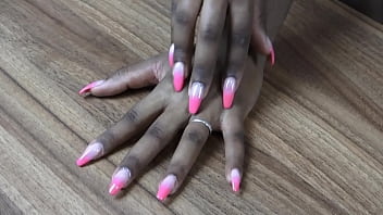 Ebony Hand and Finger Nails Fetish