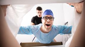 ”Weirdo hubby fucks doctor while his wifey is delivering!! - Alex Mecum , Malik Delgaty”