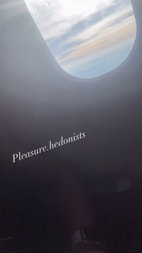 Hardcore swingers enjoy a wild ride on plane seat