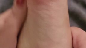 Massaging my soles