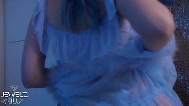 Teasing you as I slowly undress my robe for you - POV