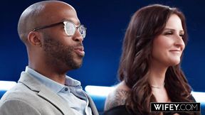 WIFEY Hotwife Ryder Mercedes Gets Tag-Teamed By Two Massive BBCs In Front Of Hubby