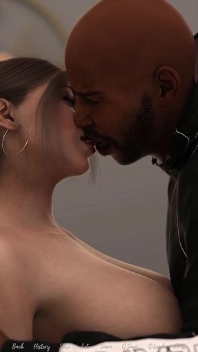 I Sent My Busty Wife to BBC Landlord to Clear due rent - 3D Hentai Game - the office