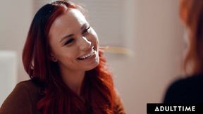 ADULT TIME - Aidra Fox Seduces Bestie Kenna James For ROMANTIC LESBIAN FUCK! GERMAN SUBTITLES