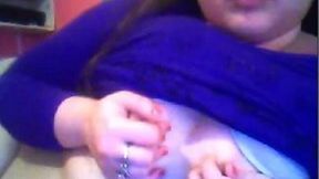 My bootyful Latina GF loves masturbating for me on webcam