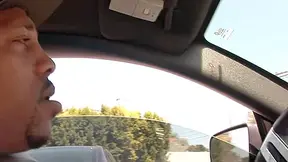 Tattooed slut says yes when it comes to random sex with a black guy