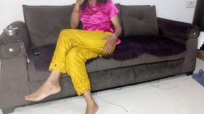 My sexy stepsister satin pink nighty