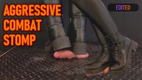 Aggressive Combat Boots Stomping with TamyStarly - CBT, Bootjob, Ballbusting and Trampling