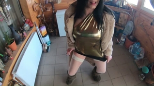 My impotent husband is at the office so I fuck his friend