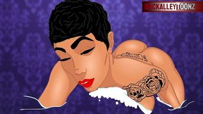 ashley & big ebony tranny bubble butt and big titty cartoon photoshoot was fucking hot!