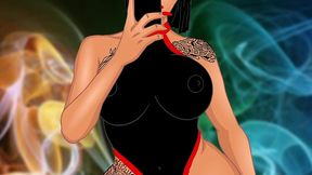 ashley & big ebony tranny bubble butt and big titty cartoon photoshoot was fucking hot!