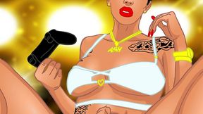 ashley & big ebony tranny bubble butt and big titty cartoon photoshoot was fucking hot!
