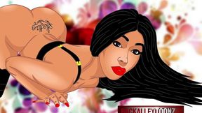ashley & big ebony tranny bubble butt and big titty cartoon photoshoot was fucking hot!