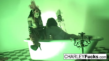 Charley and busty Alia Janine fuck